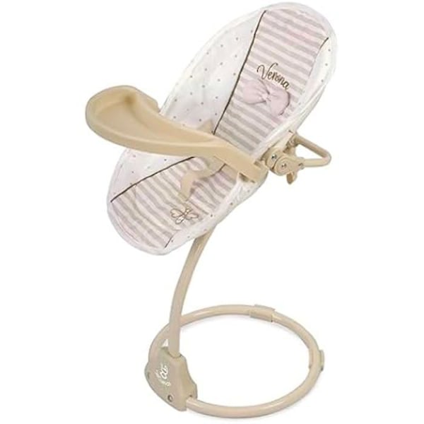 Højstol DE CUEVAS LEGETØJ 51578 - Beige og hvid - Elegant design - Gynge og bæresele inkluderet Beige och vit
