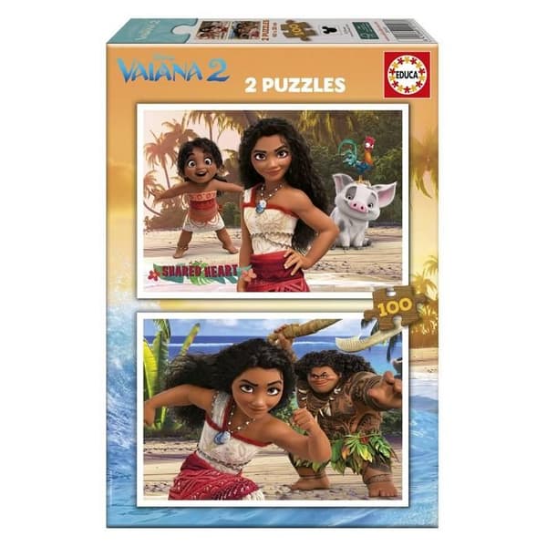 Pussel 2x100 bitar: Vaiana 2