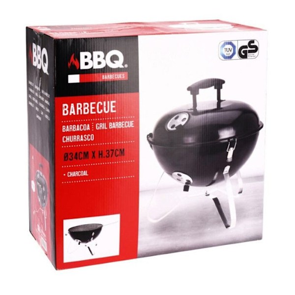 ProGarden Kuglegrill 37 cm sort 445907