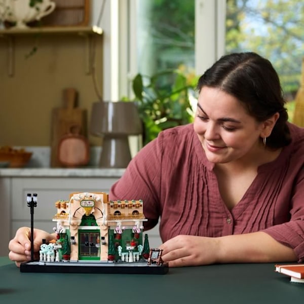 LEGO Ikoner 10362 Det franska kaféet - Parisisk dekoration för hylla - Set för vuxna Flerfärgad
