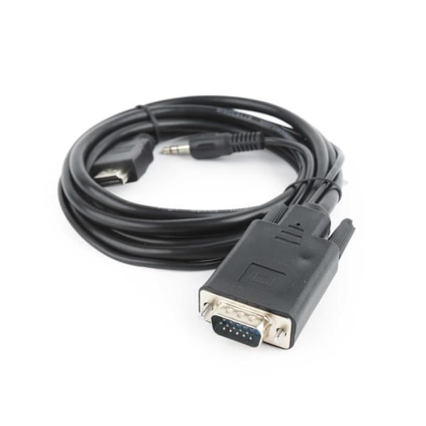 GEMBIRD A-HDMI-VGA-03-10 VIDEOKAAPELI JA ADAPTEERI 3 M HDMI + 3.5MM VG