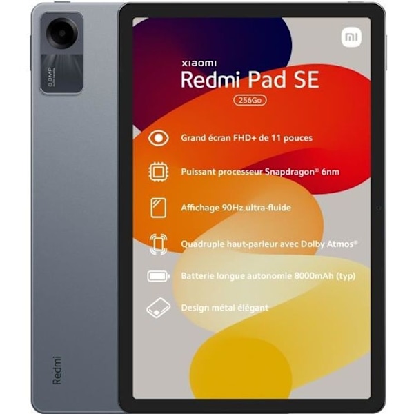 XIAOMI - Redmi Pad SE 4 - 11" - 256GB - Grafitgrå Grå