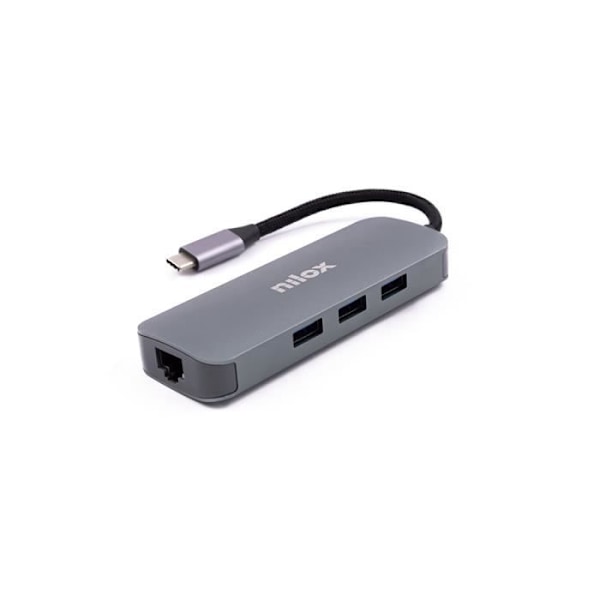 NILOX TYPE C DOCKINGSTATION A 3X USB 3.0 1X HDMI 1X VGA 1X TYPE C 1