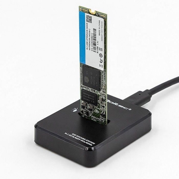 Qoltec Dockingstation SSD M.2 SATA PCIe, NGFF NVM - 5901878503134
