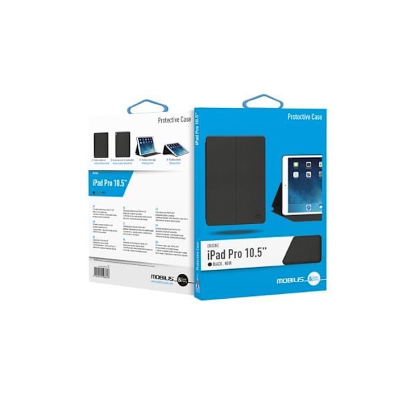 Suojakuori - Mobilis - Folio-kuori - iPad Air 10,5'' (2019) - iPad Pro 10,5'' - Musta Svart