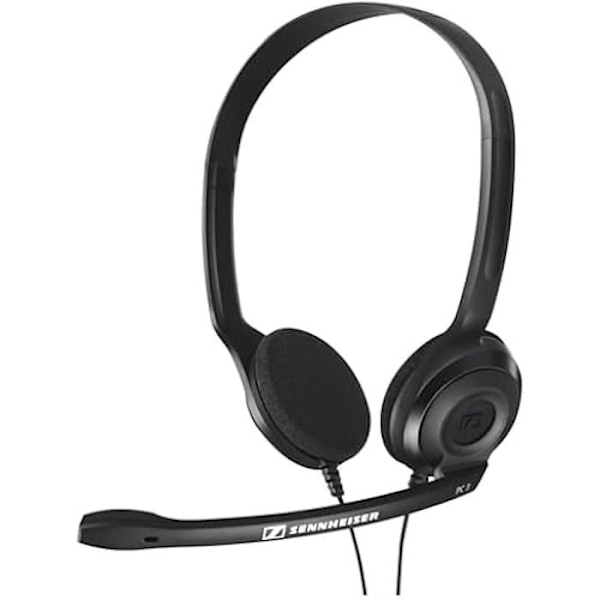 On-Ear stereohörlurar - SENNHEISER - EPOS PC 3 CHAT - Brusreducerande mikrofon - Plug-and-Play - Lättviktskomfort svart