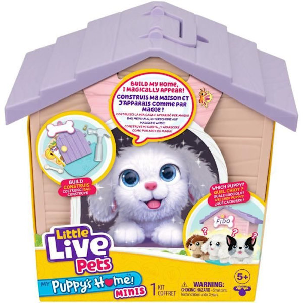 Niche overraskelse - Moose Toys - Rosa hund - Tilfældig model - Inkluderer tilbehør - 5 år og op Vit