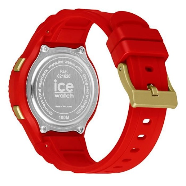 Lastenkello - Jääkello - 021620 - Punainen silikoni - 34mm - 10 bar Röd