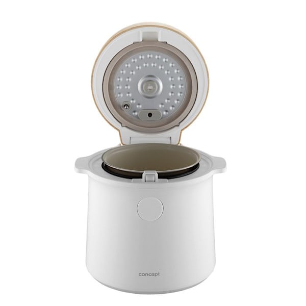 Ris kogger - Koncept - RE3030 - 9 programmer - 1,5 l - Hvid med trælook Vit