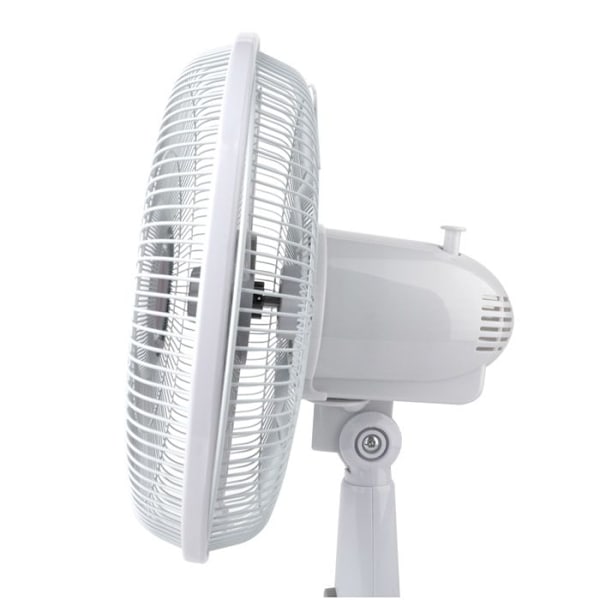 Gulvventilator - BLACK & DECKER - BXEFP40E - 3 hastigheder - automatisk oscillation - justerbar hældning Vit