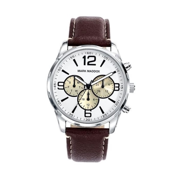 Ur - MARK MADDOX - Mod. CASUAL HC6018-05 - Multifunktionel - Rustfrit stål - Polyurethan armbånd