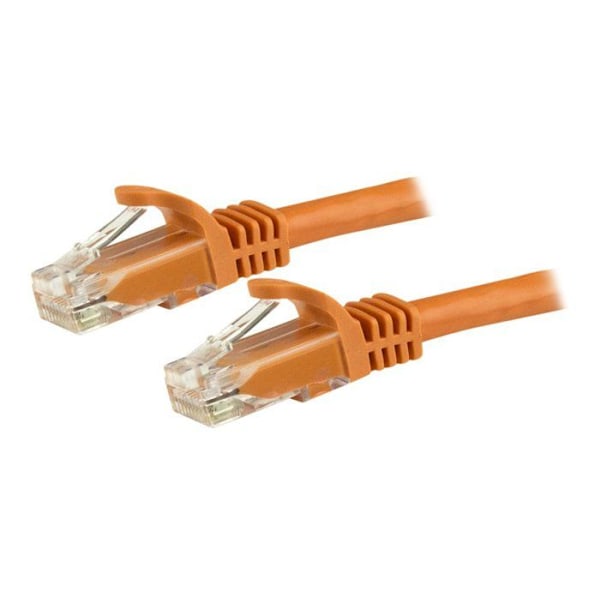 Cat6 Gigabit UTP netværkskabel uden krog - 10 m - Sort - STARTTECH