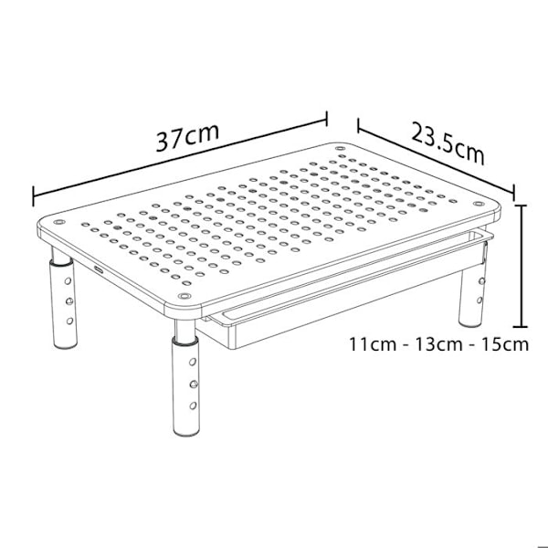Maclean-tuki näyttöön / kannettavaan tietokoneeseen, 13-32", MC-946