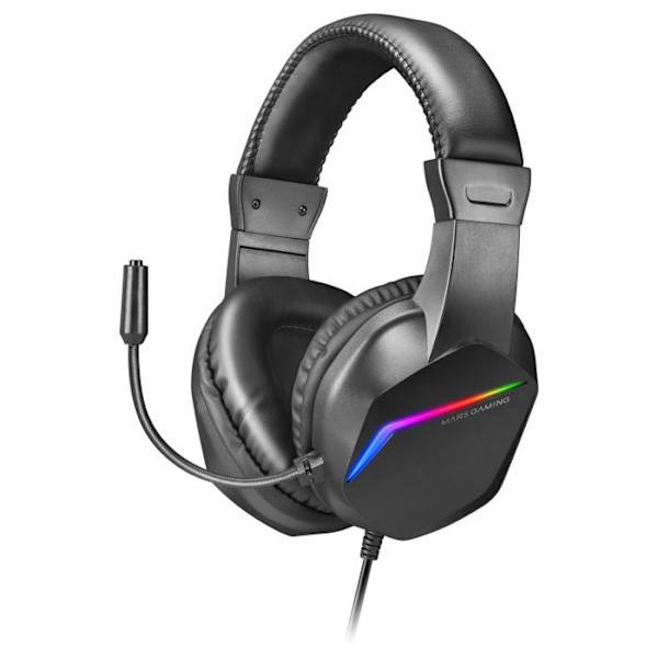 Gaming Headset - Mars Gaming - MH122 - In-ear - Mikrofon - RGB-bakgrundsbelysning