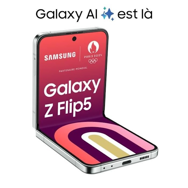 Samsung Galaxy Z Flip5 Smartphone 256 GB Grøn Vatten grönt