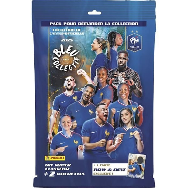 Startpakke - PANINI - FODBOLDFEDERATION 2025 TC - Ringbind + 4 lommeposer - 24 kort