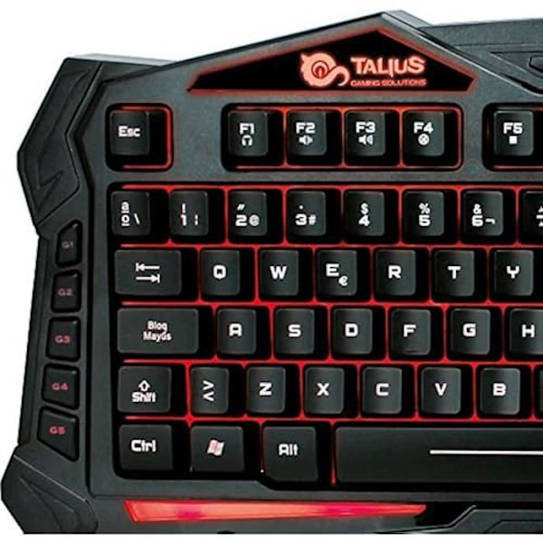 Pelinäppäimistö - TALIUS - Banshee - QWERTY - Taustavalaistu - Ohjelmoitava - USB