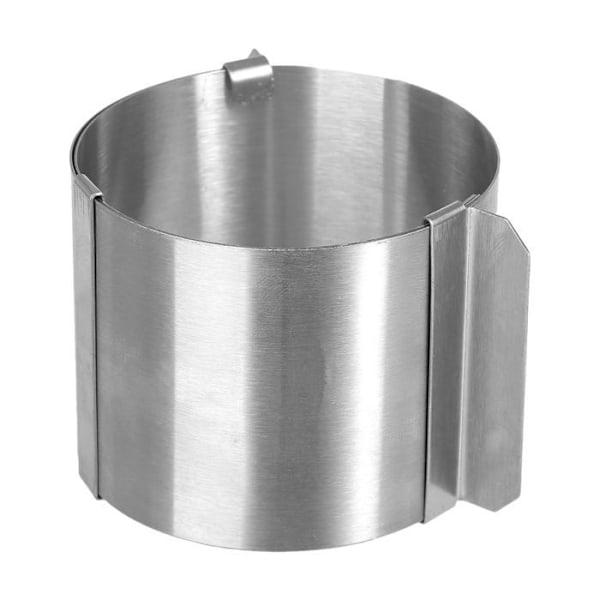 Udvidelige forme - 5five - Sæt af 4 mini runde forme - Rustfrit stål - D. 6-10 cm - H. 5.1 cm Pengar