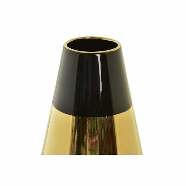 guldvas, tvåfärgad modern design 35 cm