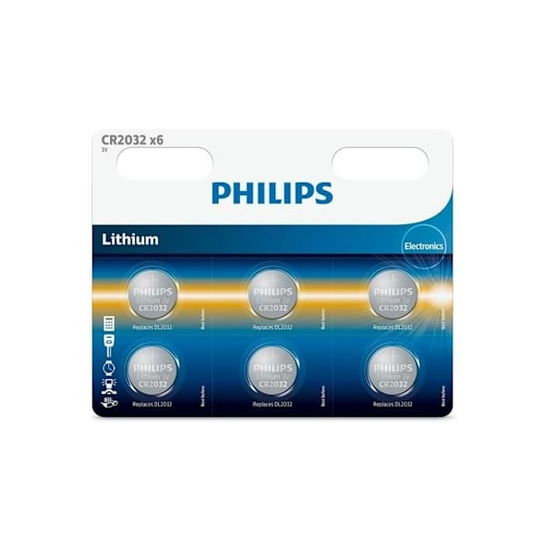 PHILIPS PARISTOT CR2032 X6