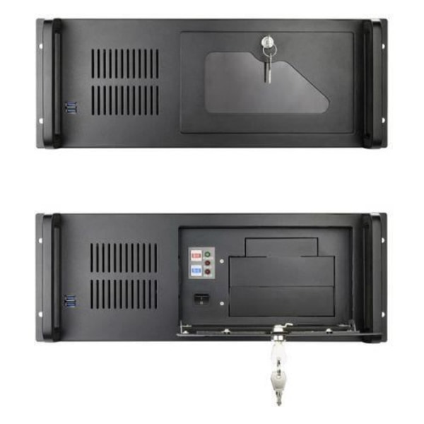 ATX-kotelo TooQ RACK-406N-USB3 19" 4U musta
