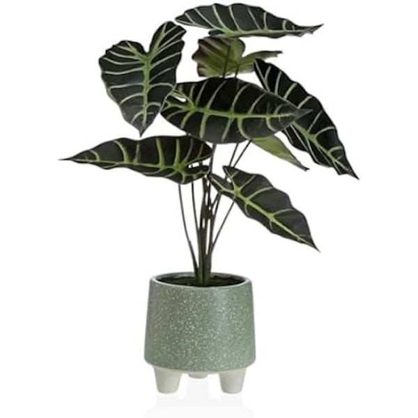 Versa koristekasvi metallikeraaminen polystyreeni muovi 30 x 46 x 34 cm mångfärgad