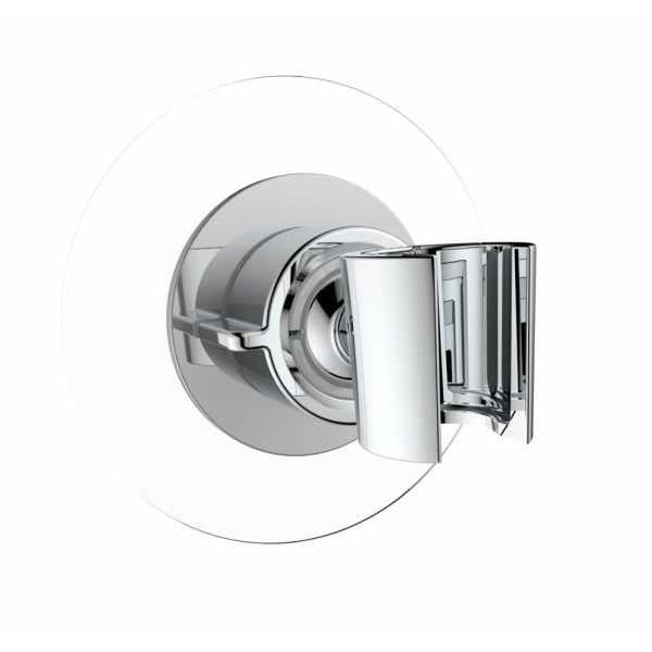 360° bruseholder i krom