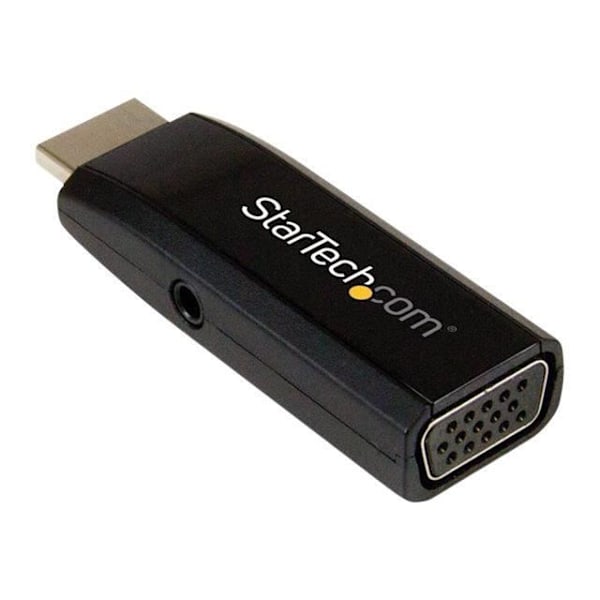 HDMI-VGA-sovitin - STARTECH - HD2VGAMICRA - 1920x1200 - Ääni - Musta