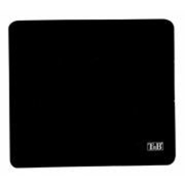 Musemåtte - TNB - Sort - ABS syntetisk materiale - 24,8 cm x 21,8 cm