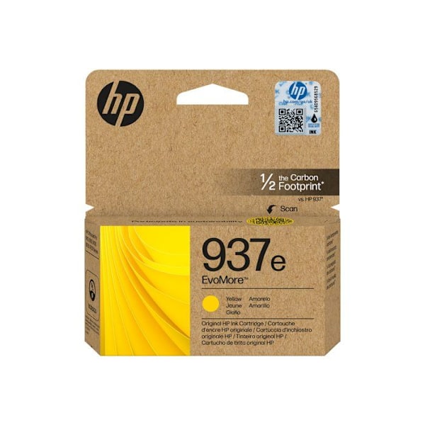 HP 937e Evomore 4S6W8NE Keltainen