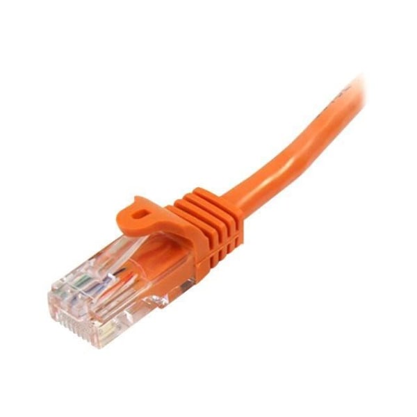 STARTECH Hookless Cat5e UTP-verkkokaapeli - 7m oranssi - Anti-Snag RJ45 Ethernet-johto - Patch-kaapeli