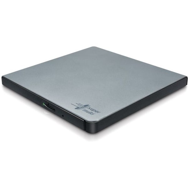 Ekstern DVD-brænder - HITASHI-LG - GP57EB40 - USB 2.0 - DVD-RW, DVD+R DL - Grå farve