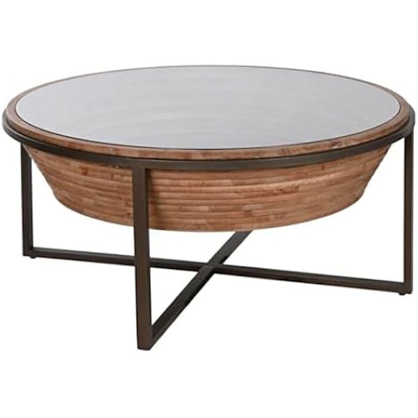 Sofabord - HOME ESPRIT - Flerfarvet - 102 x 102 x 46 cm - Moderne design - Stue Flerfärgad