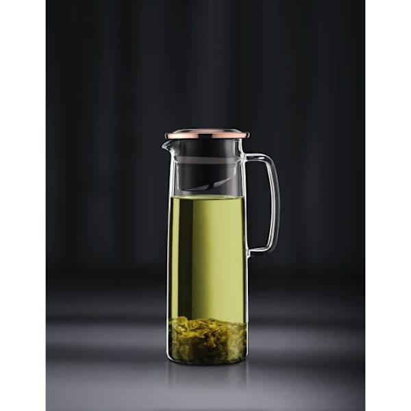 Glaskanna med filter - BODUM - Biasca - Kopparlock med filter - 1.2 l - Transparent