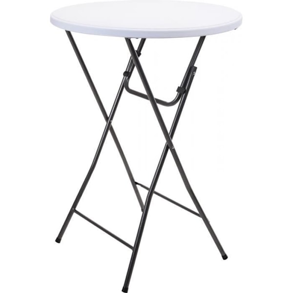 Pro Have havebord 80 x 110 cm stål hvid/antracit