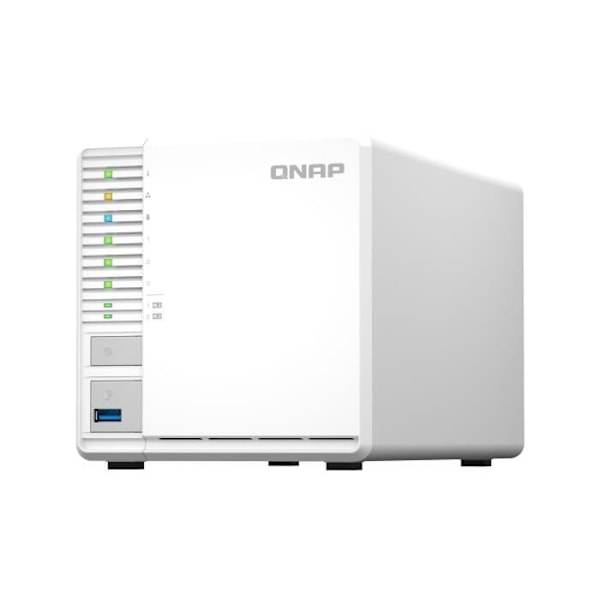 Lagerserver (NAS) - QNAP - TS-364 - Intel Celeron - 4 kerner/ 4 tråde - RAID 5