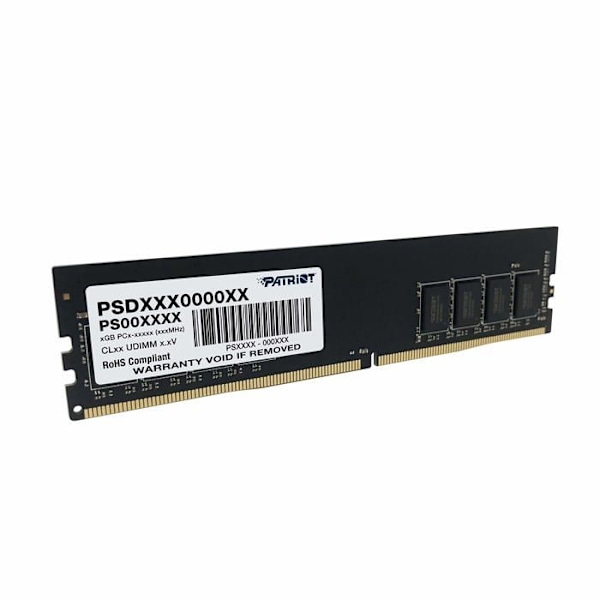 RAM-muisti - Patriot Memory - 8GB DDR4 - 2666MHz - 288-nastainen DIMM - Musta, Vihreä