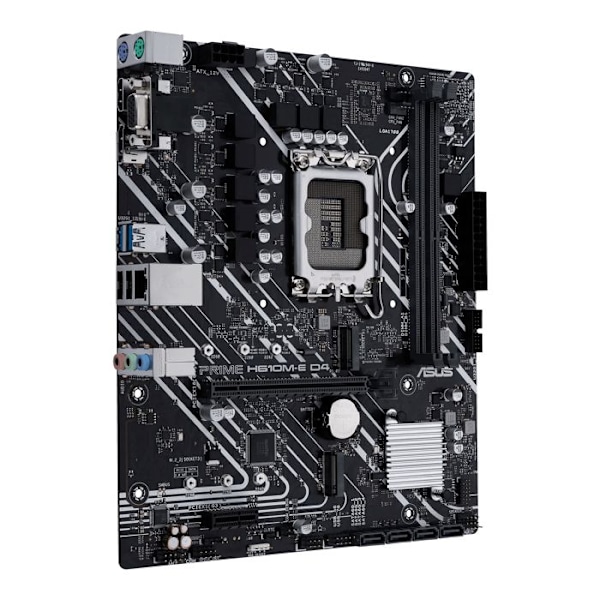 Bundkort - Asus - PRIME H610M-E D4-CSM - Micro ATX - Socket LGA1200 - 64 GB RAM