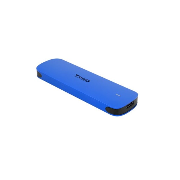 USB-C 3.2 ekstern kabinet - TooQ - TQE-2201 - NVMe M.2 2280 - Aluminium - 10 GB/s