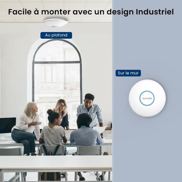 WiFi 6 - Piste - TENDA - I27 - 3000 Mbps - 4 Antenni - PoE+