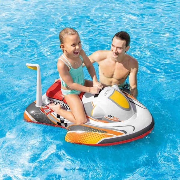 Rider float - Intex - 92544 - Multicolor - Vinyl - 117x77 cm mångfärgad