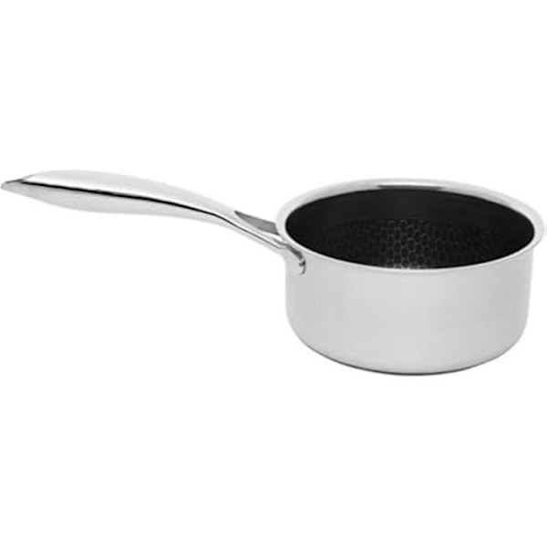 Casserole - KOHERSEN - Sort Cube - Anti-klæbende belægning - Rustfrit stål - 16 cm Svart