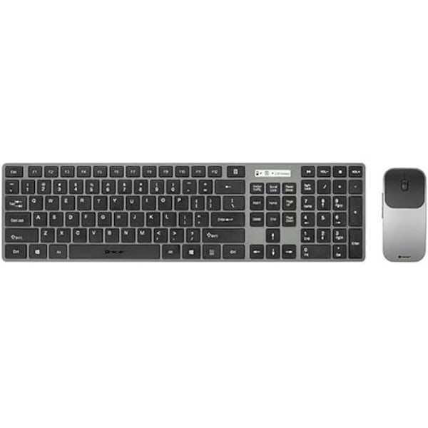 Trådlöst tangentbord och mus - TRACER - TRAKLA46773 - Engelska - Svart - RF Nano