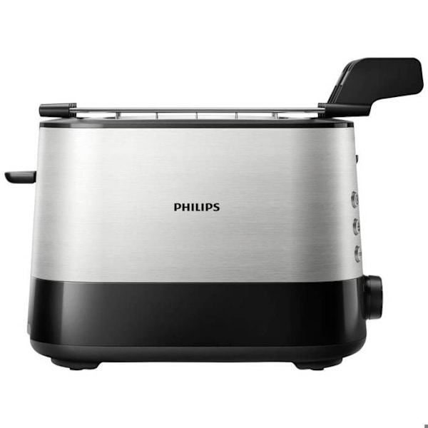 Brødrister - Philips - Viva Collection HD2639-90 - 2 skiver - 7 bruningsniveauer - Rustfrit stål