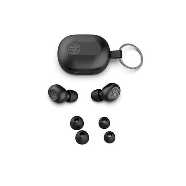 Trådlösa hörlurar - JLAB AUDIO - JBuds Mini - Batteritid 20 timmar - Bluetooth Multipoint - IP55 Svart