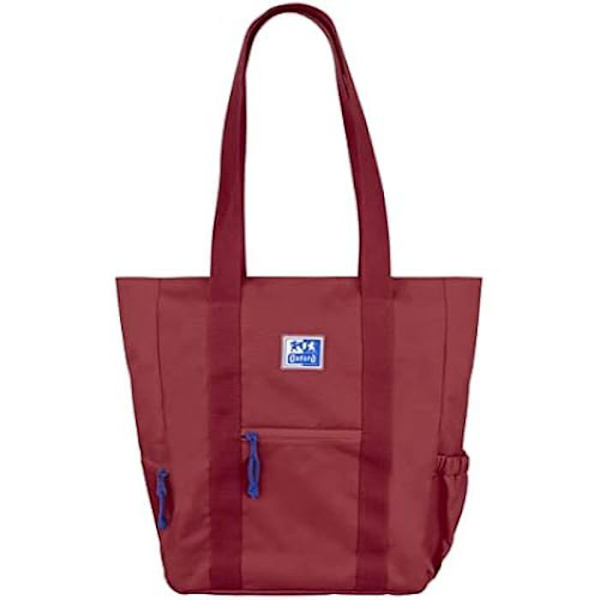 Ryggsäck - OXFORD - B-TRENDY - Blandat - Återvunnen plast - PC-fack Röd