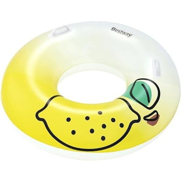 Bouée - BESTWAY - Citron Fresh Squeezed - 99 cm - Gul - För barn från 6 år Gul