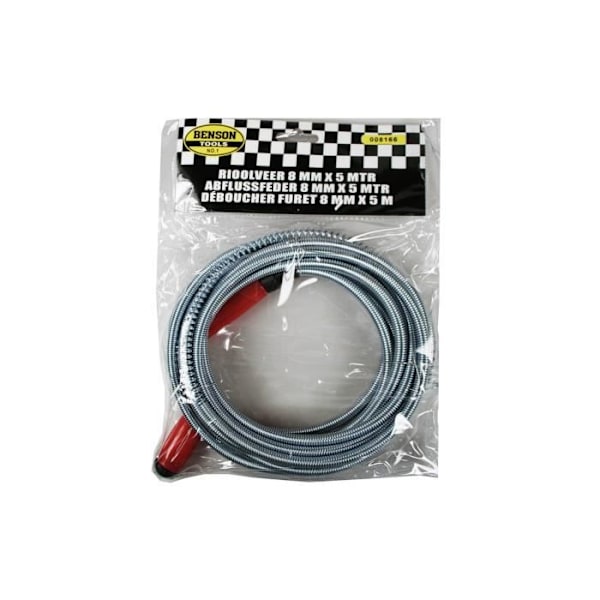 Diskbänksblockerare 5mx8mm - GENERISK - 2 års garanti - Vit - Vuxen