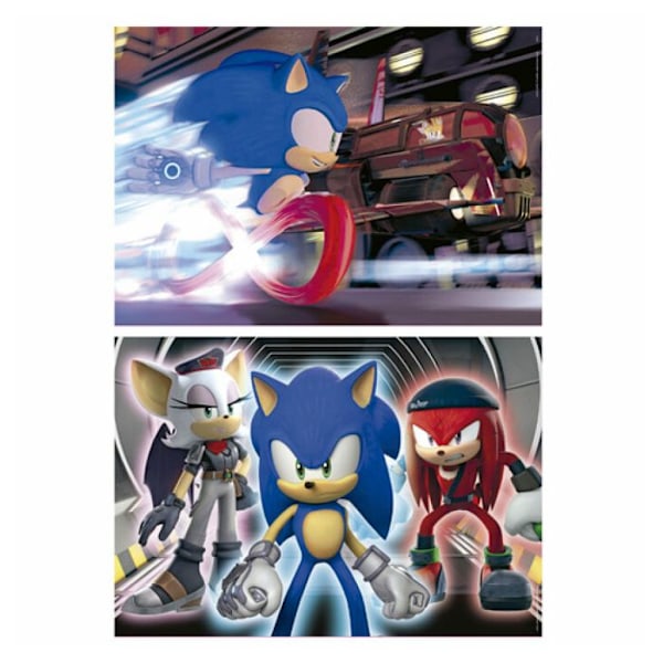 Pussel 2x100 Sonic Prime Neon