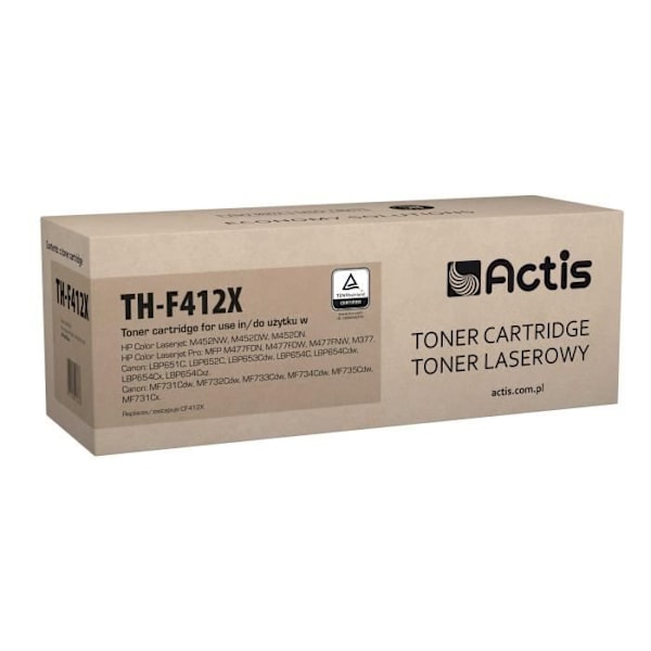 Generisk kompatibelt tilbehør - ACTIS - TH-F412X - Sort